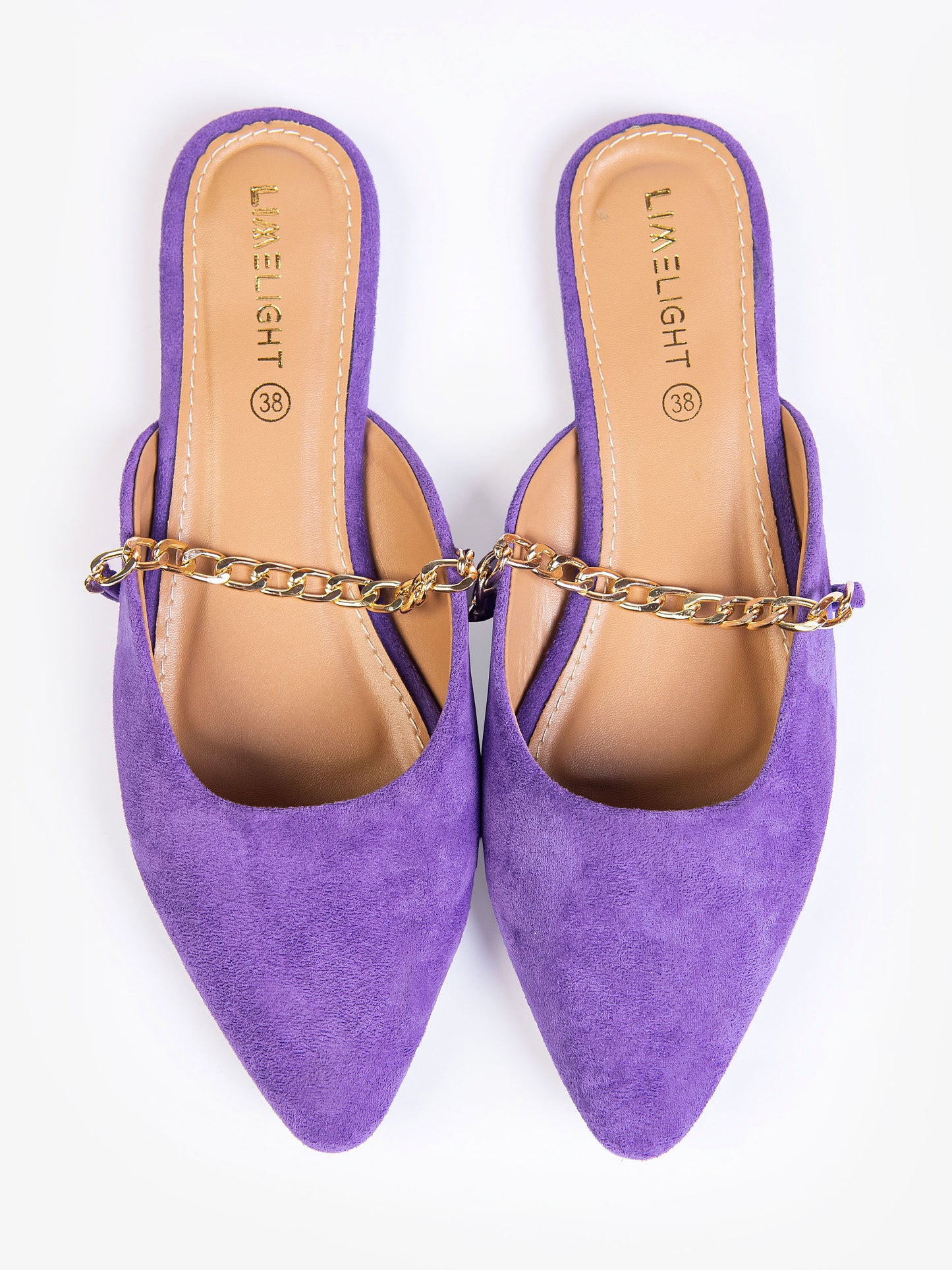 Chain Embellished Mules