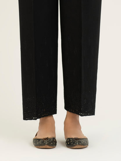 Khaddar Trouser-Embroidered (Pret)