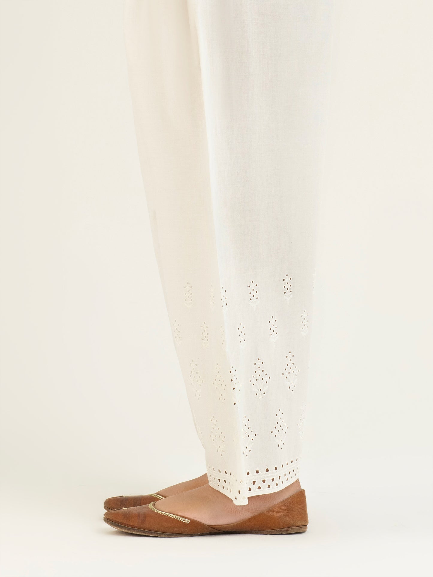 Embroidered Cambric Shalwar