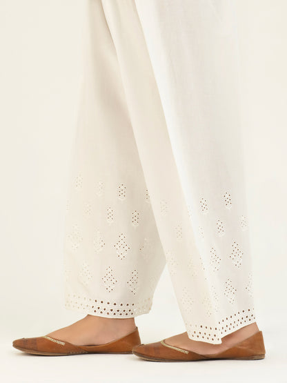 Embroidered Cambric Shalwar