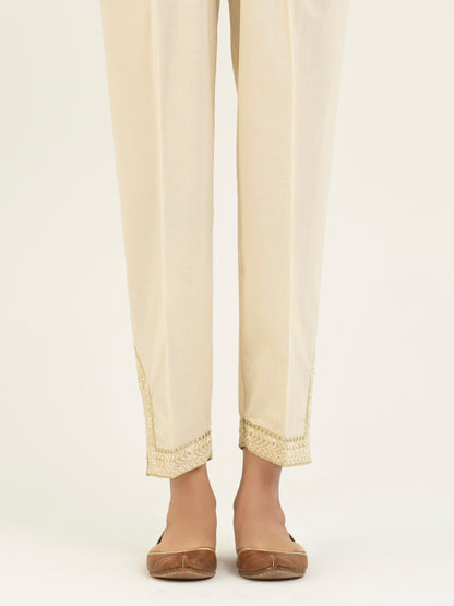 Embroidered Cambric Trouser(Pret)