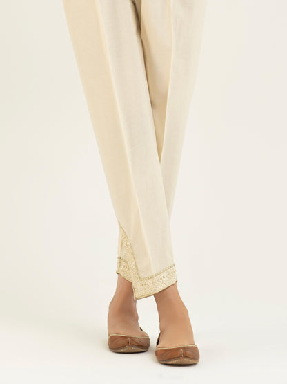 Embroidered Cambric Trouser(Pret)