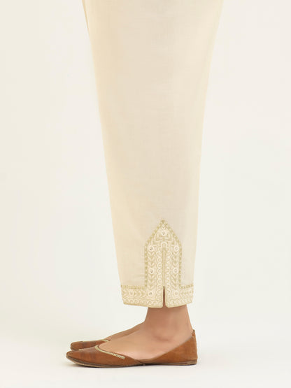 Embroidered Cambric Trouser(Pret)