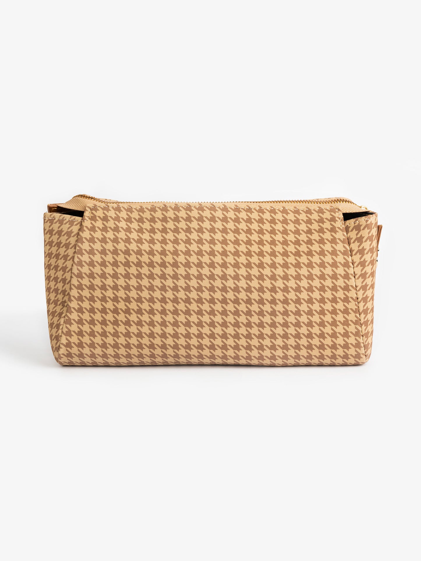 Hounds tooth Printed Clutch