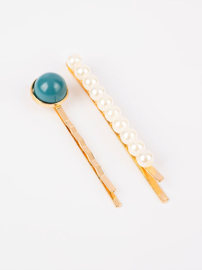 Beaded Hair Clips