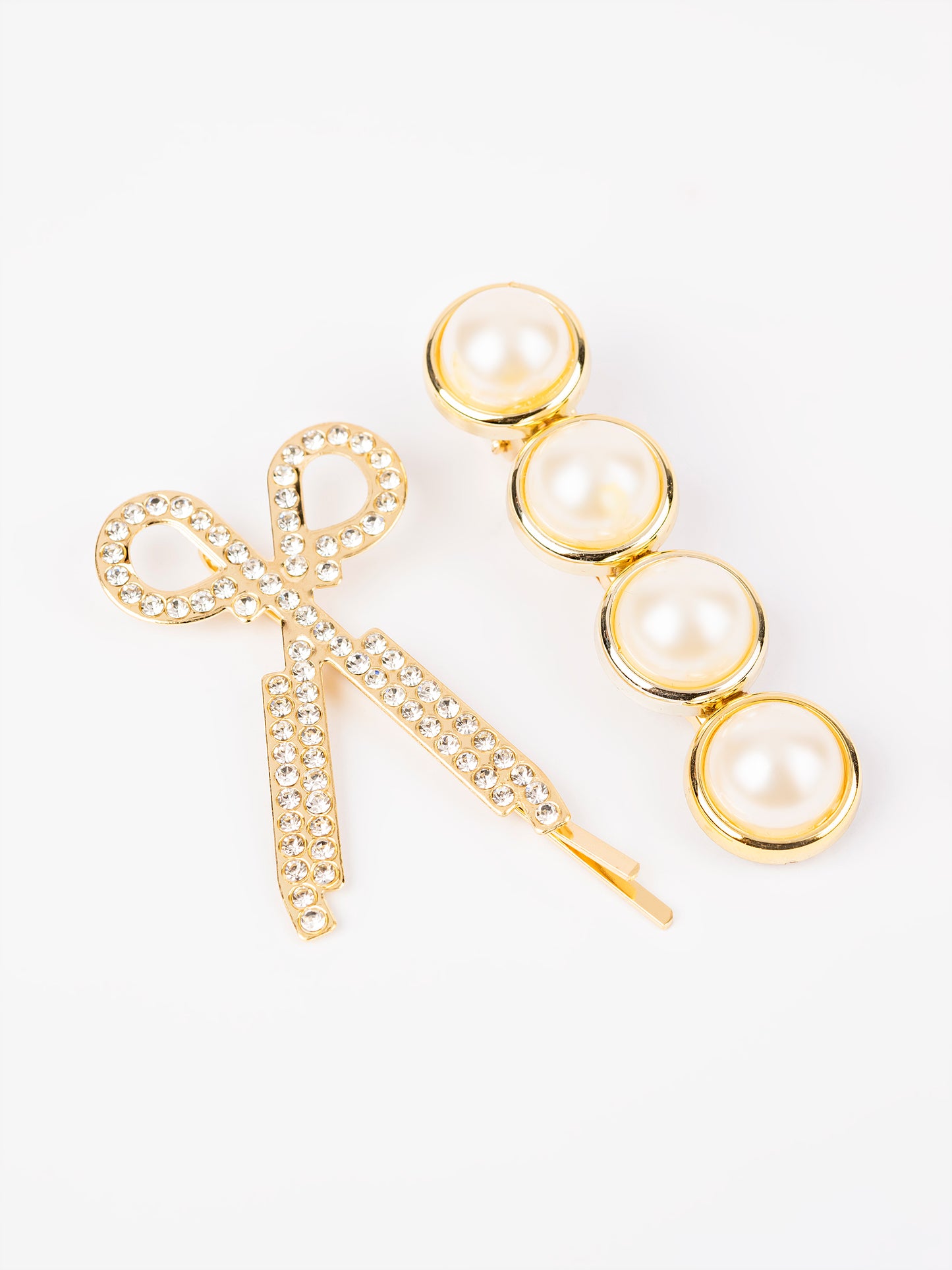 Embellished Scissor Hair Clips