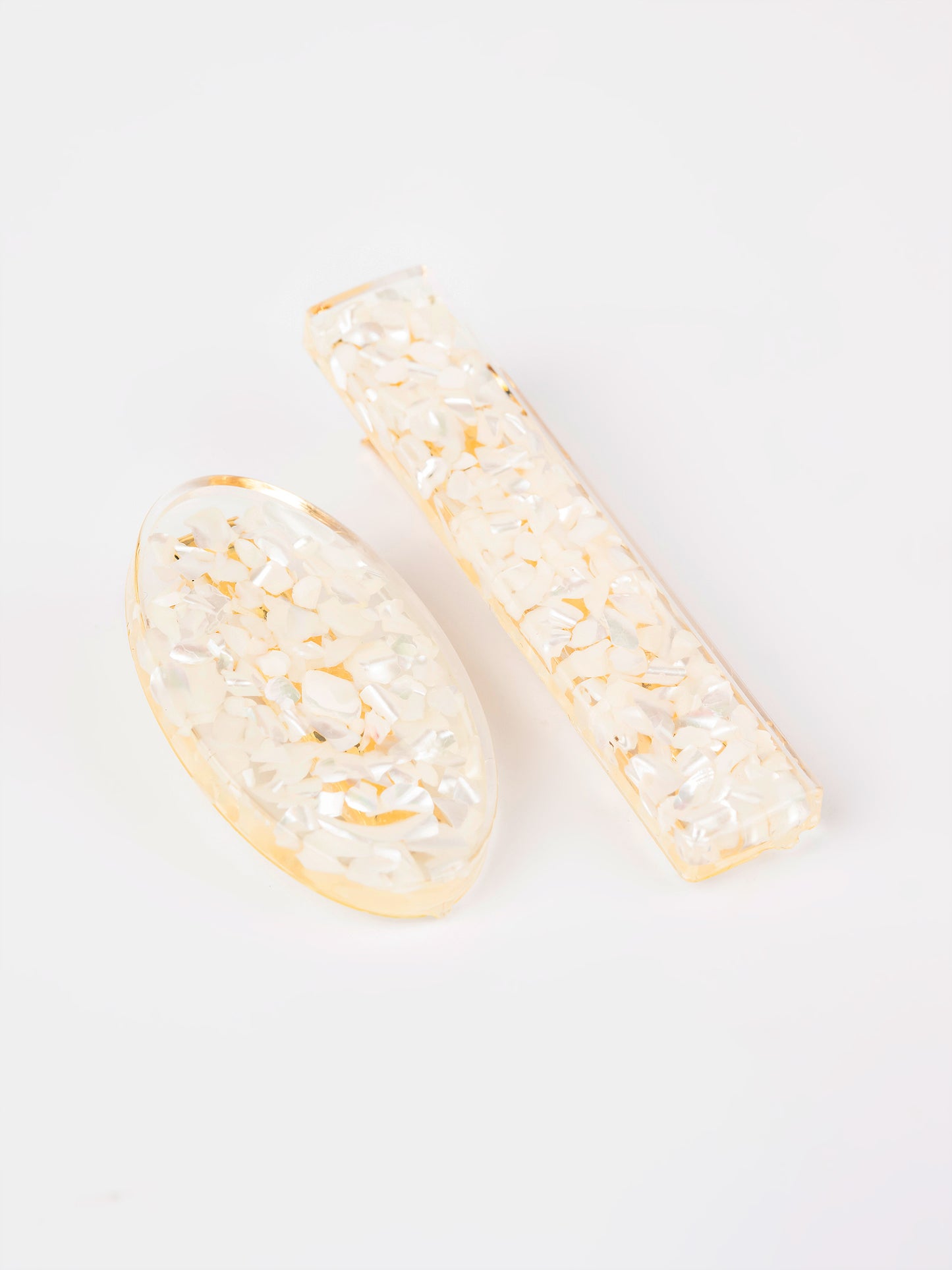 Resin Art Hair Clips