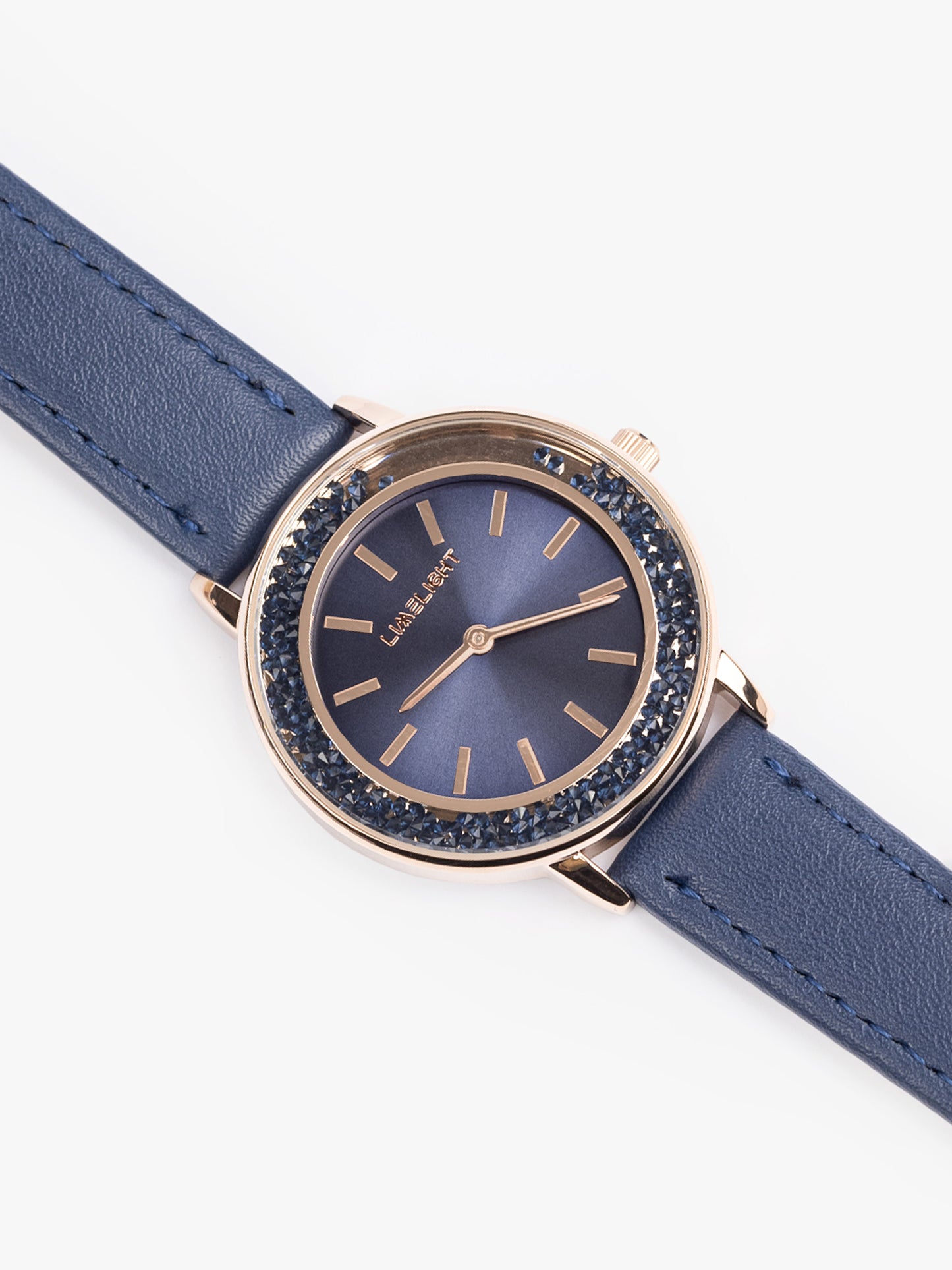 Rhinestone Embellished Watch