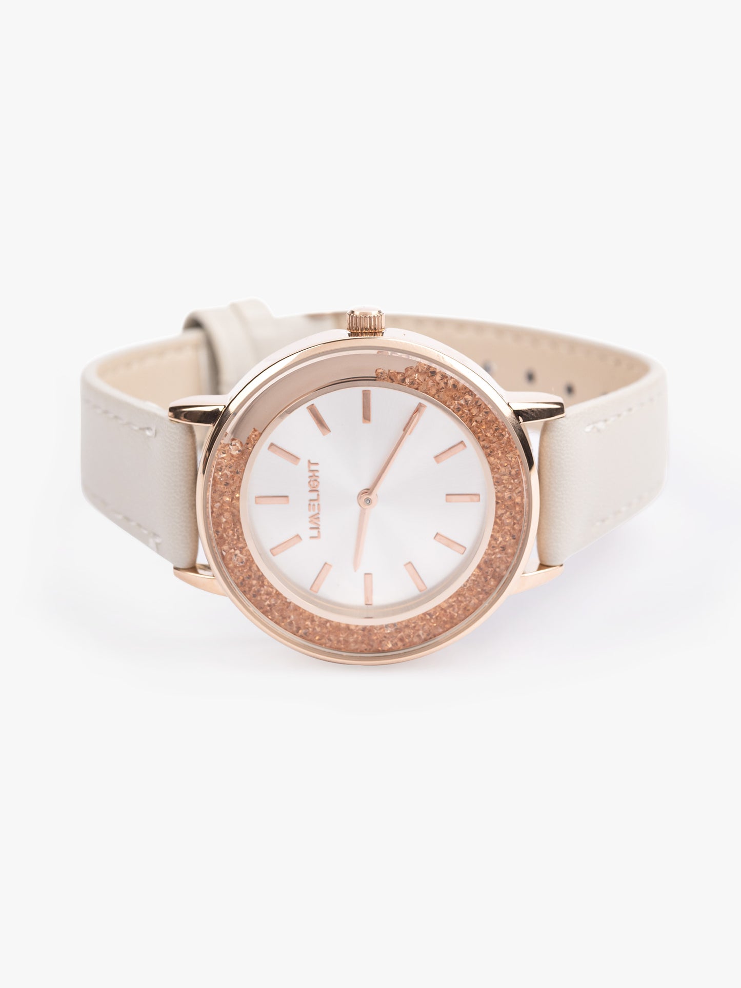 Rhinestone Embellished Watch