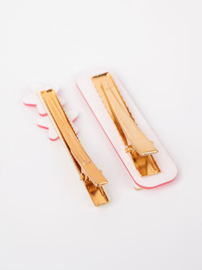 Sweet Written Hair Clips
