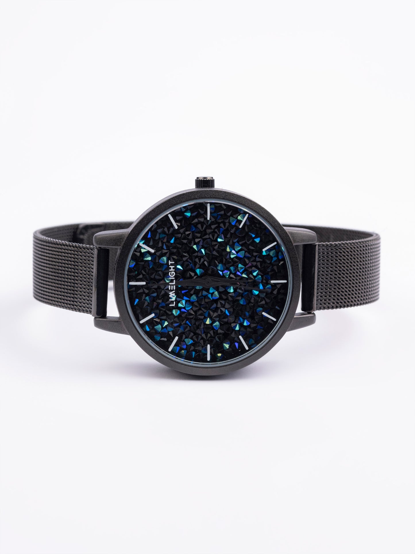 Rhinestone Embellished Watch