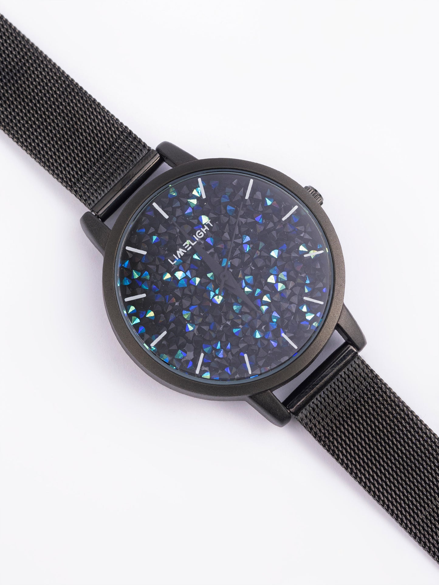 Rhinestone Embellished Watch