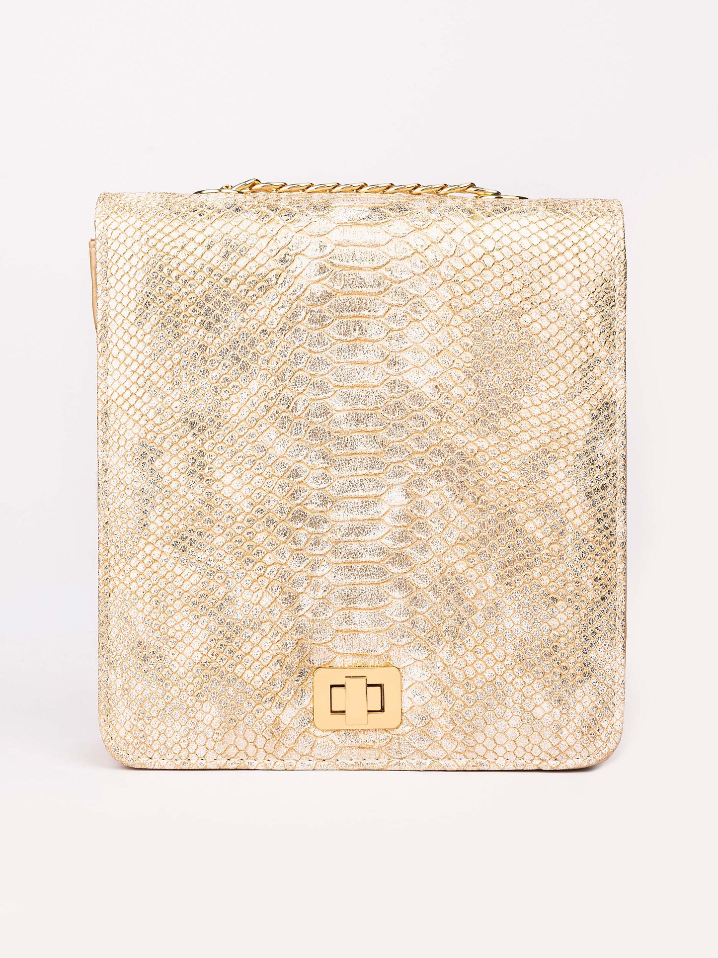 Snake Textured Handbag