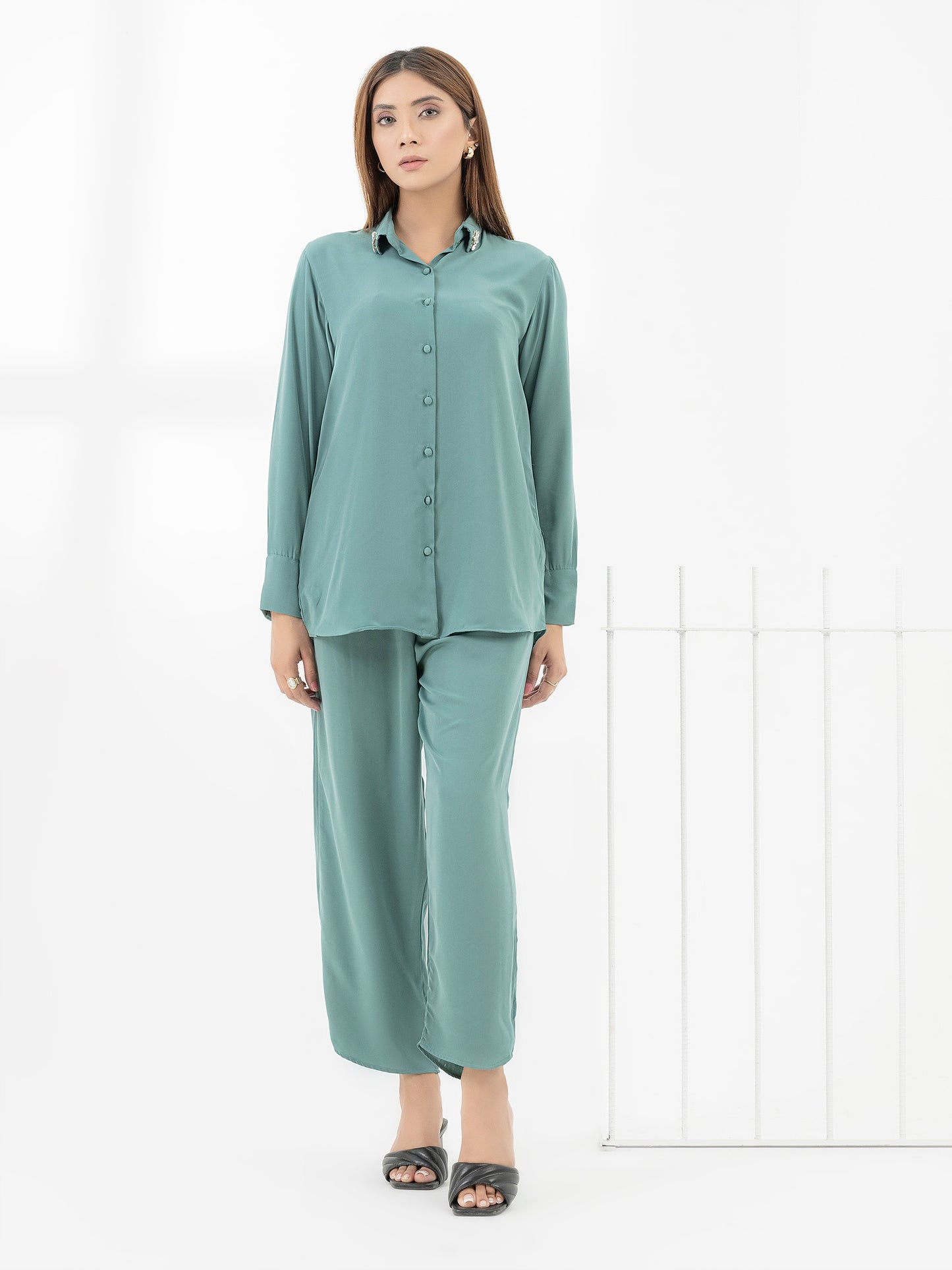 Raw Silk Co-ord Set