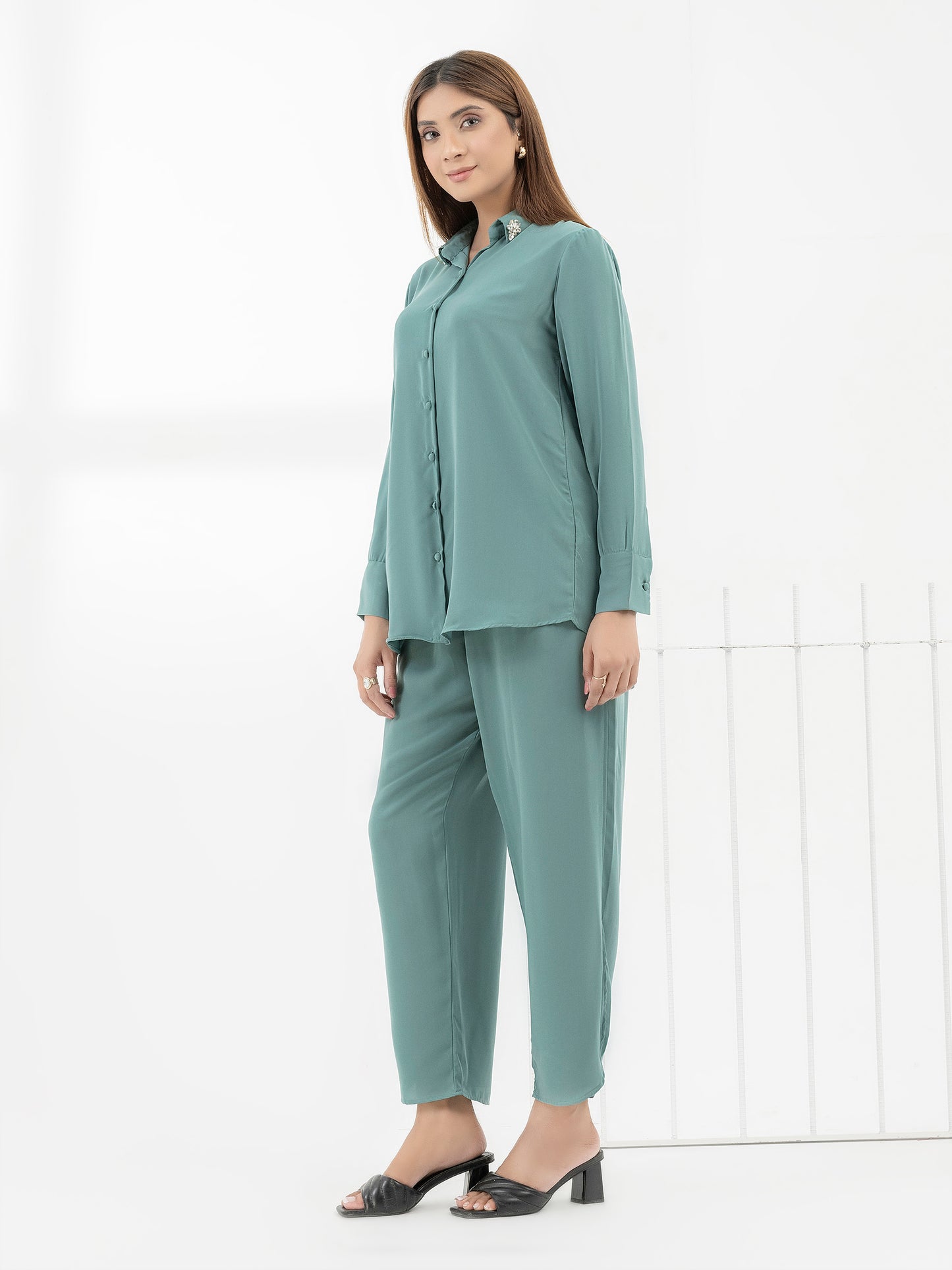 Raw Silk Co-ord Set