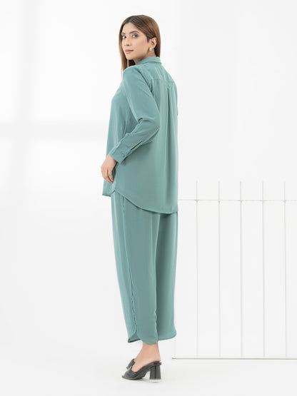 Raw Silk Co-ord Set