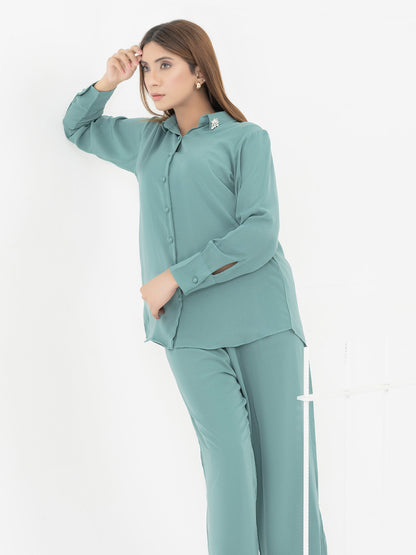 Raw Silk Co-ord Set