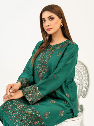 2-piece-satin-suit-embroidered(pret)