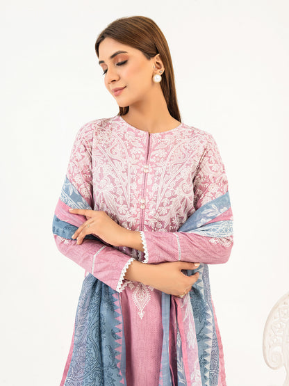 3 Piece Lawn Suit-Printed (Pret)