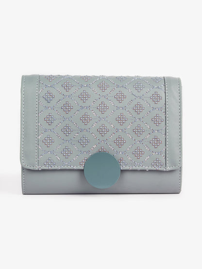 Embroidered Clutch