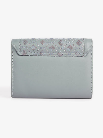Embroidered Clutch
