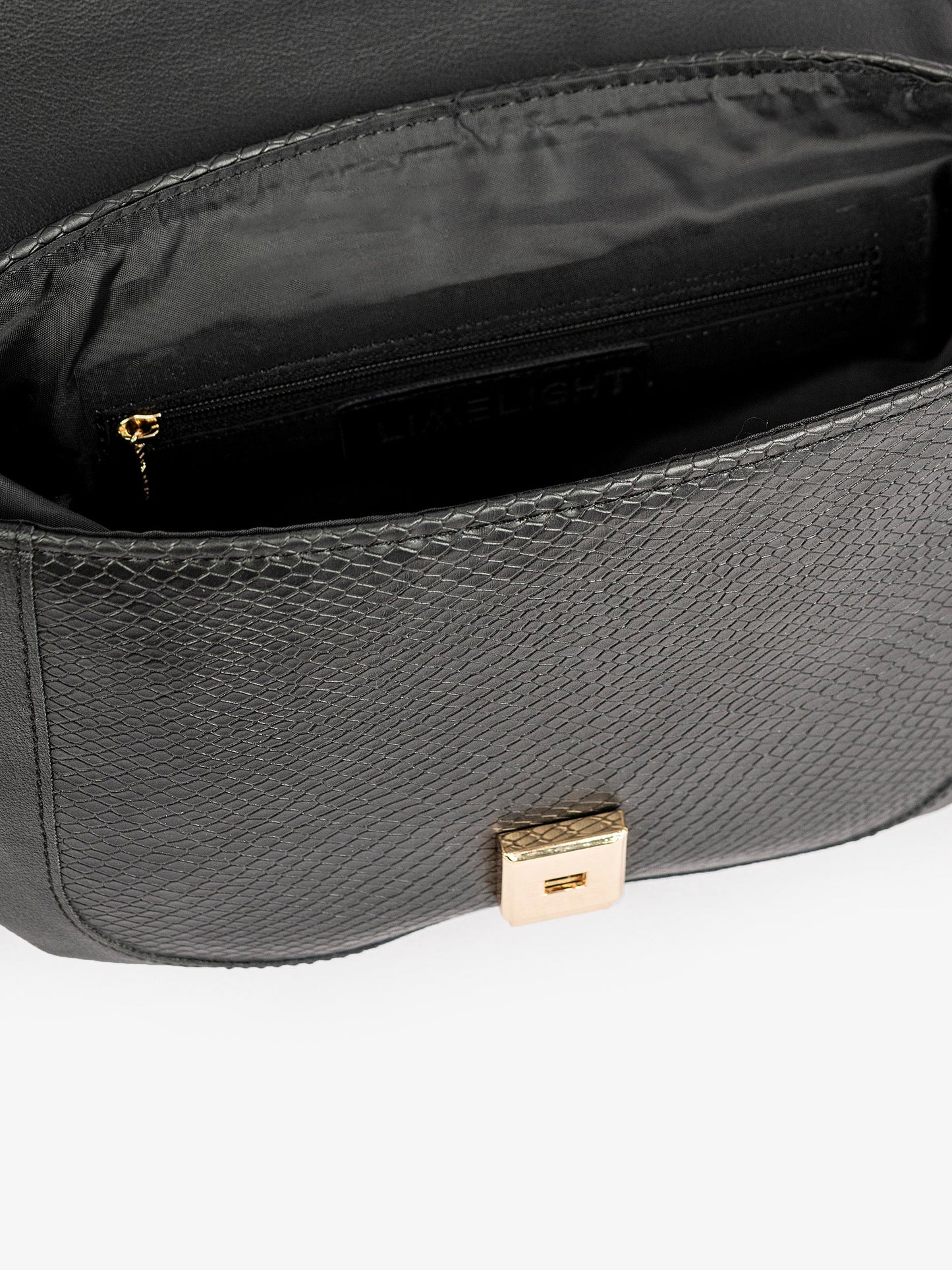 Snake Textured Handbag