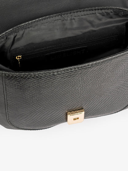 Snake Textured Handbag
