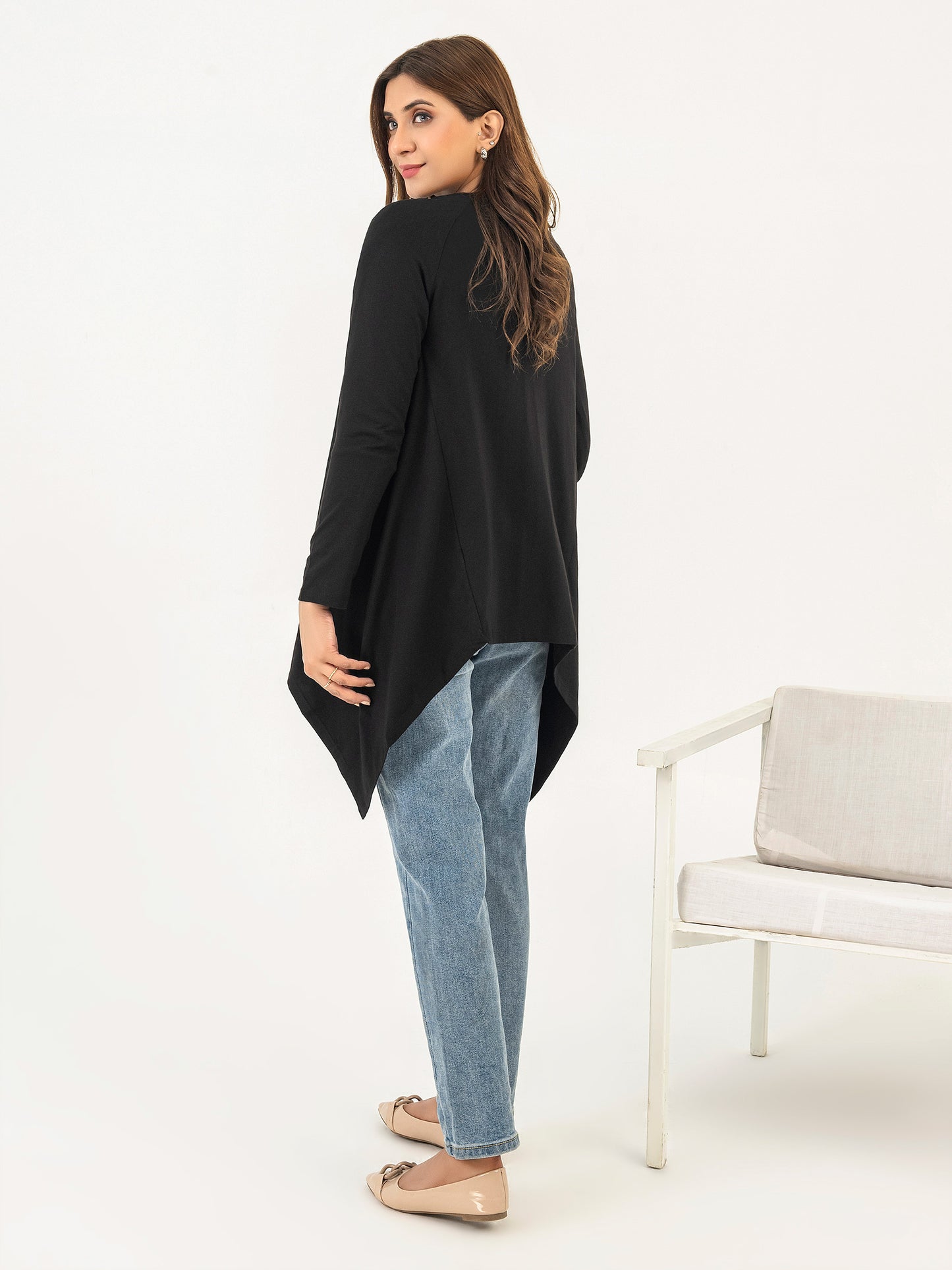 Dyed Jersey Cardigan