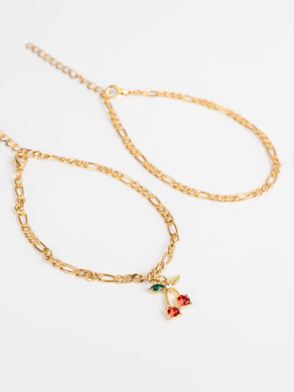 Floral Pendant Bracelet