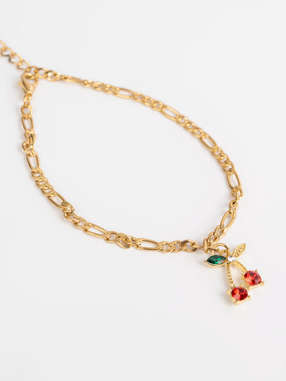 Floral Pendant Bracelet