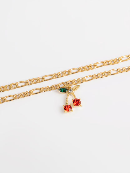 Floral Pendant Bracelet