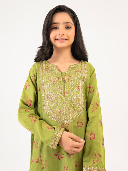2 Piece Jacquard Suit-Embroidered