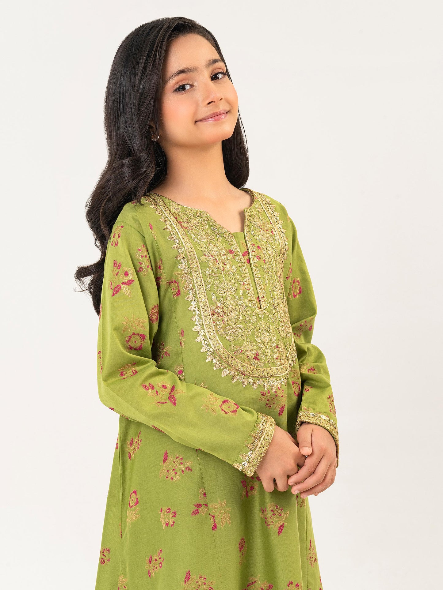 2 Piece Jacquard Suit-Embroidered