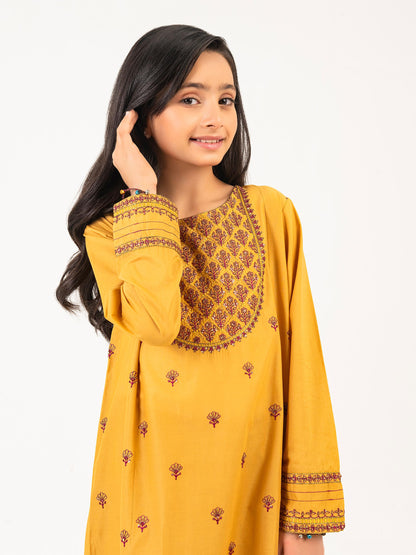 2 Piece Lawn Suit-Embroidered