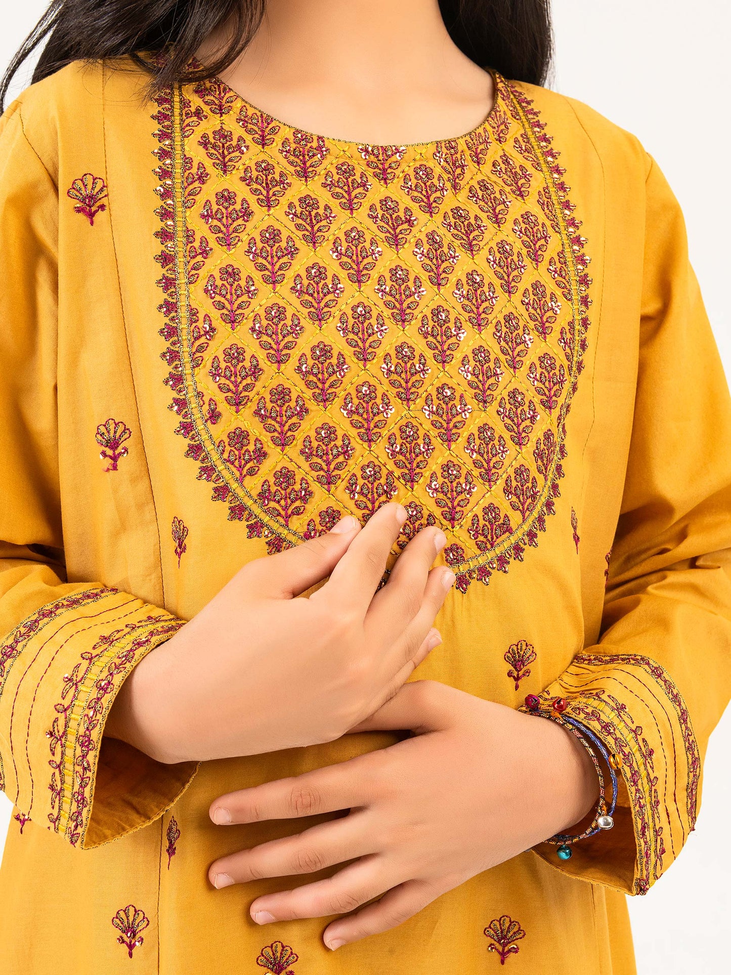 2 Piece Lawn Suit-Embroidered