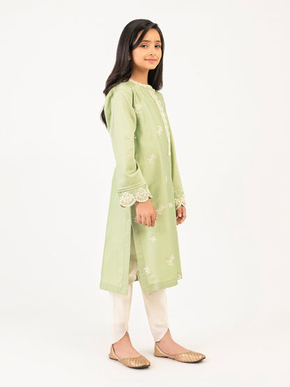 Satin Shirt-Embroidered