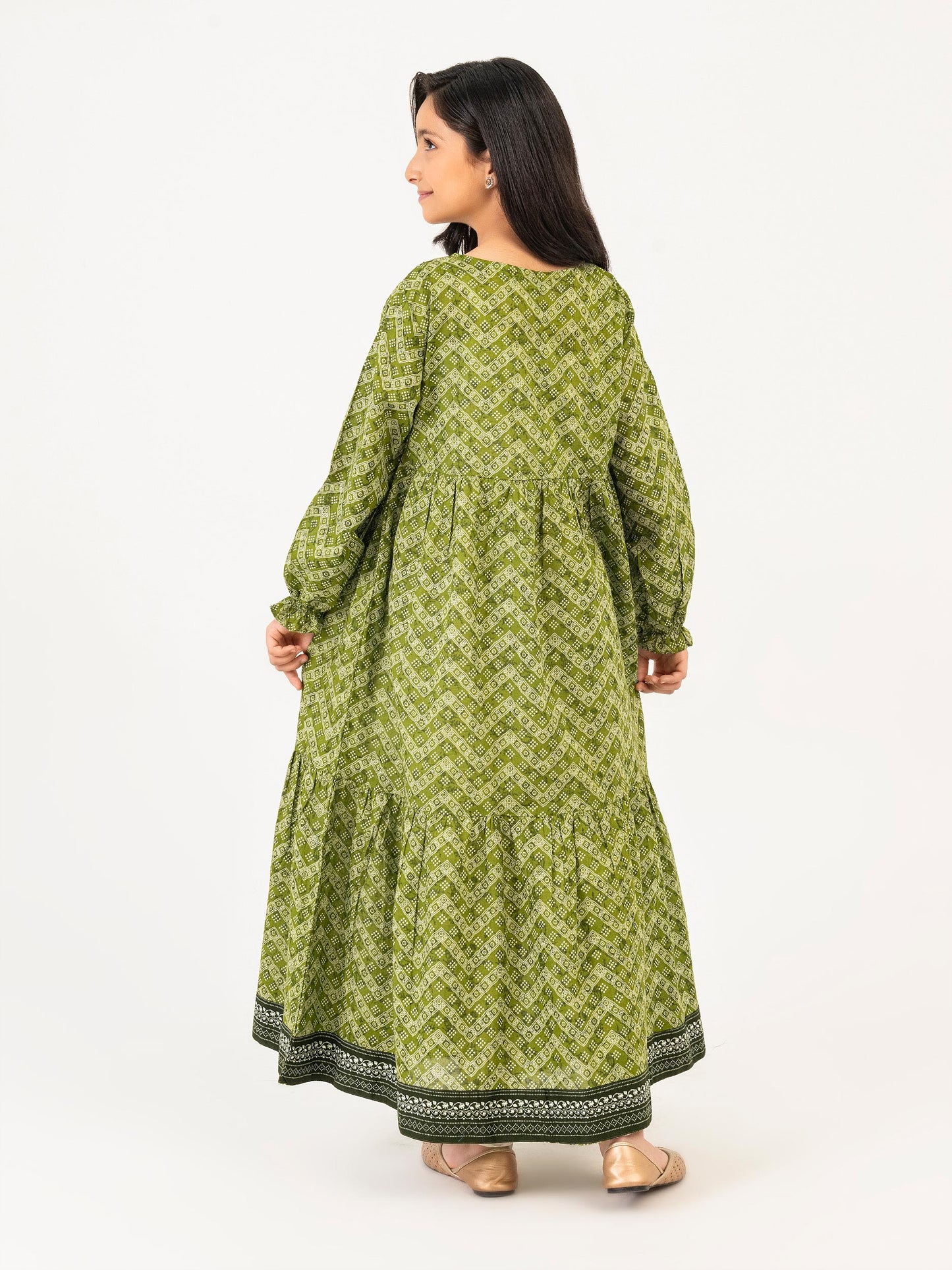 Lawn Frock-Embroidered