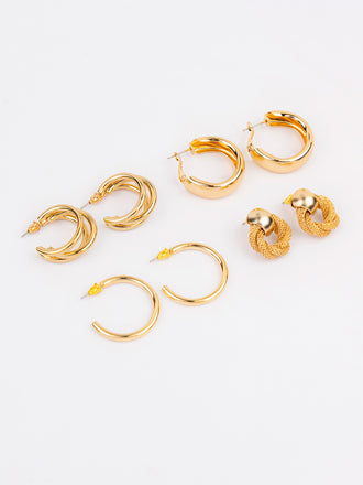 gold-hoop-earrings-set