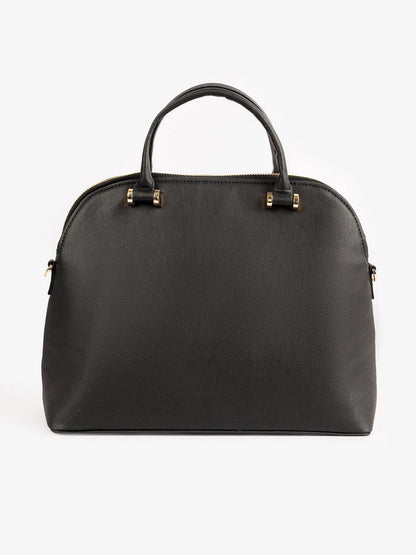 Embroidered Dome Handbag