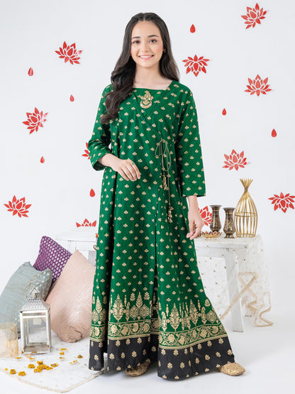 Lawn Frock-Embellished