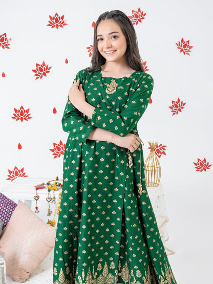 Lawn Frock-Embellished