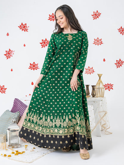 Lawn Frock-Embellished