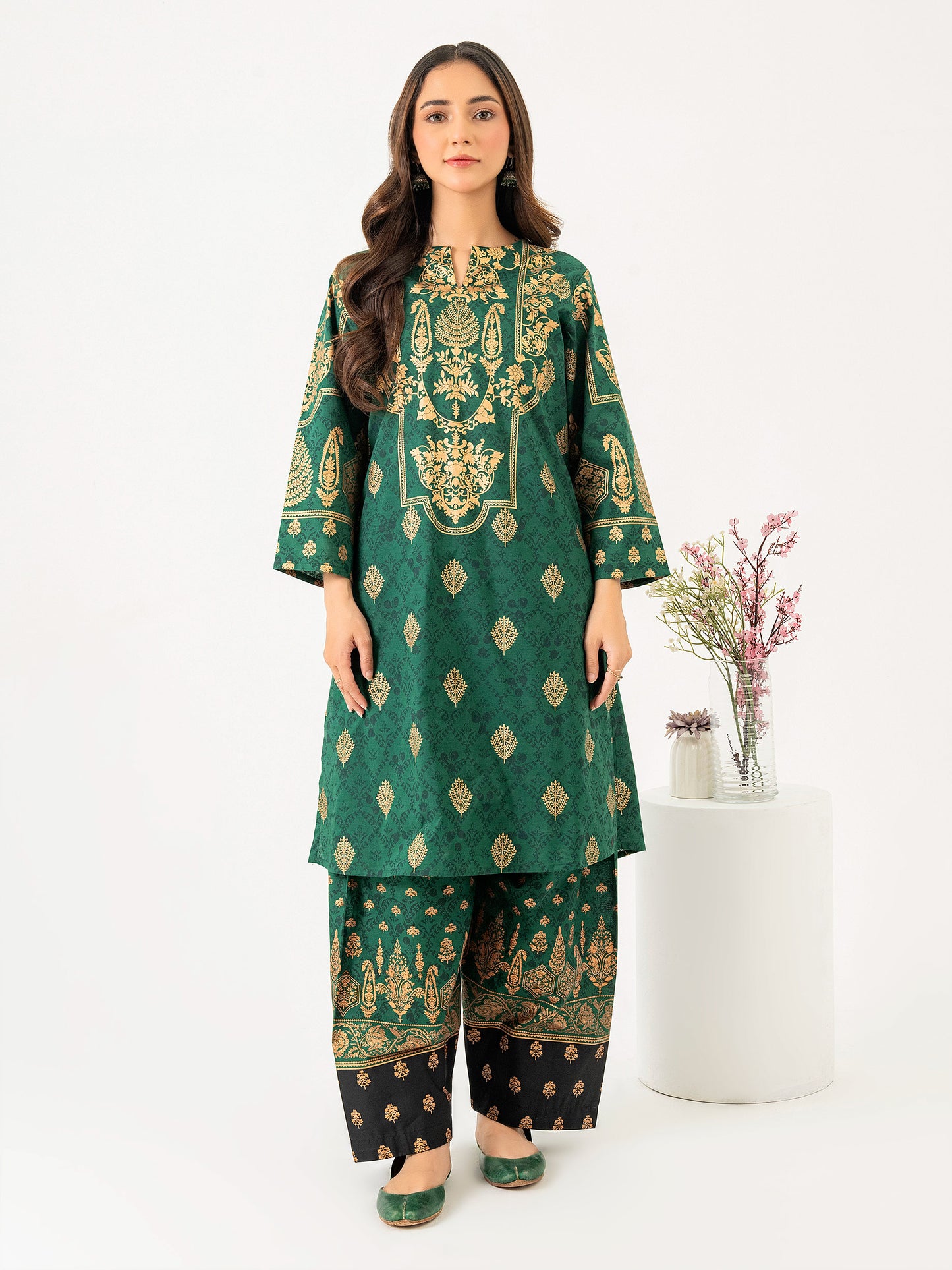 2 Piece Lawn Suit-Paste Print(Pret)