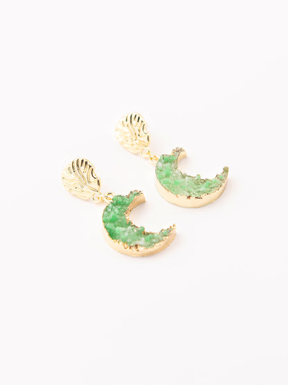 Moon Dangle Earrings