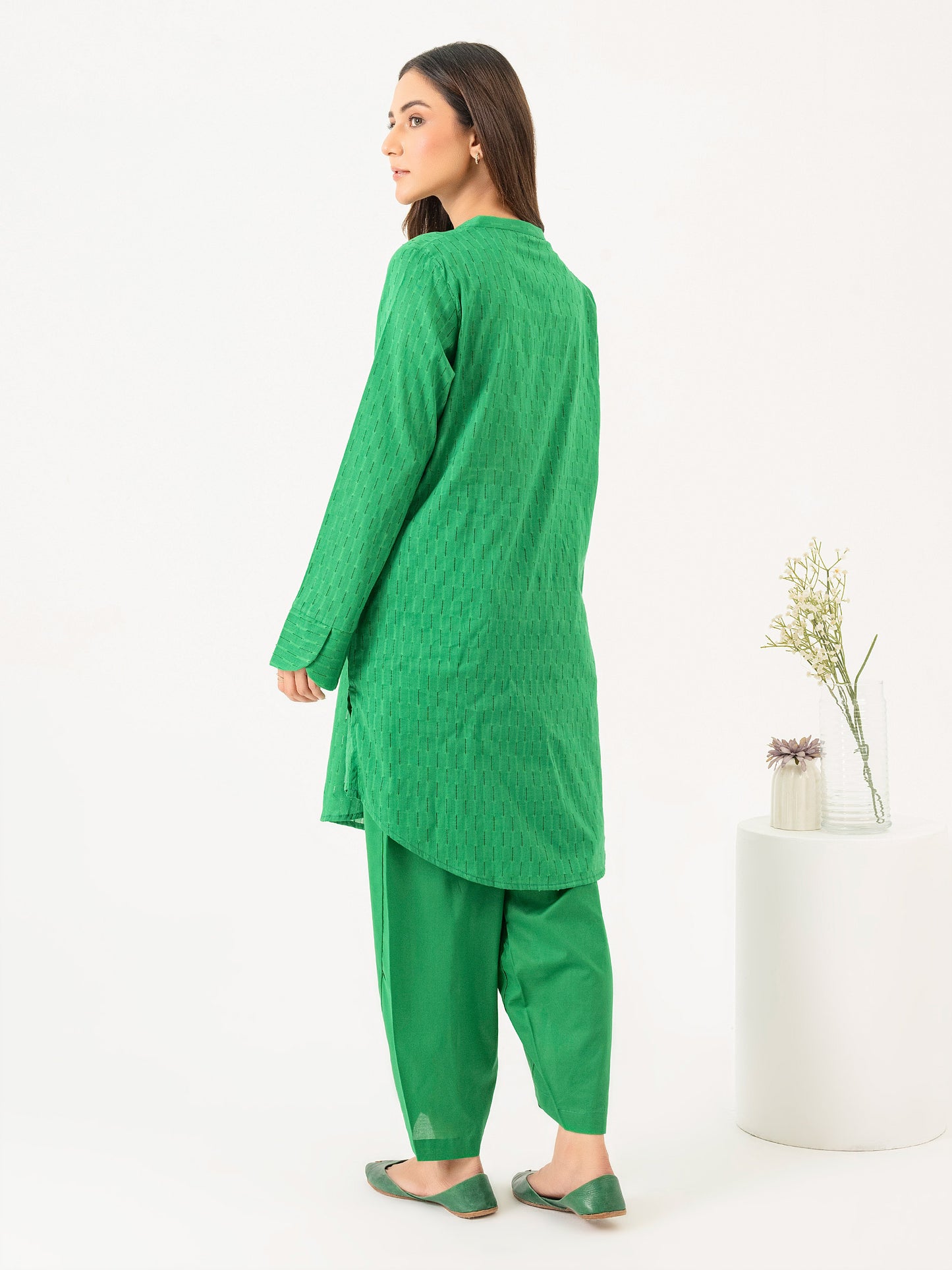 2 Piece Lawn Suit-Dyed(Pret)