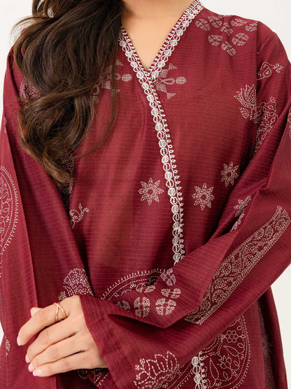 2 Piece Lawn Suit-Embroidered (Pret)
