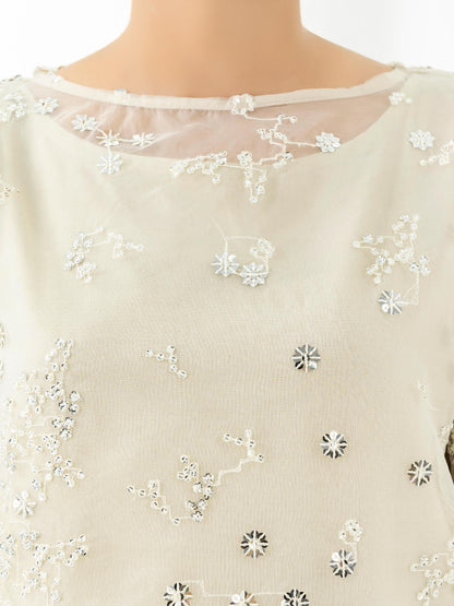 2 Piece Organza Suit-Embroidered (Pret)