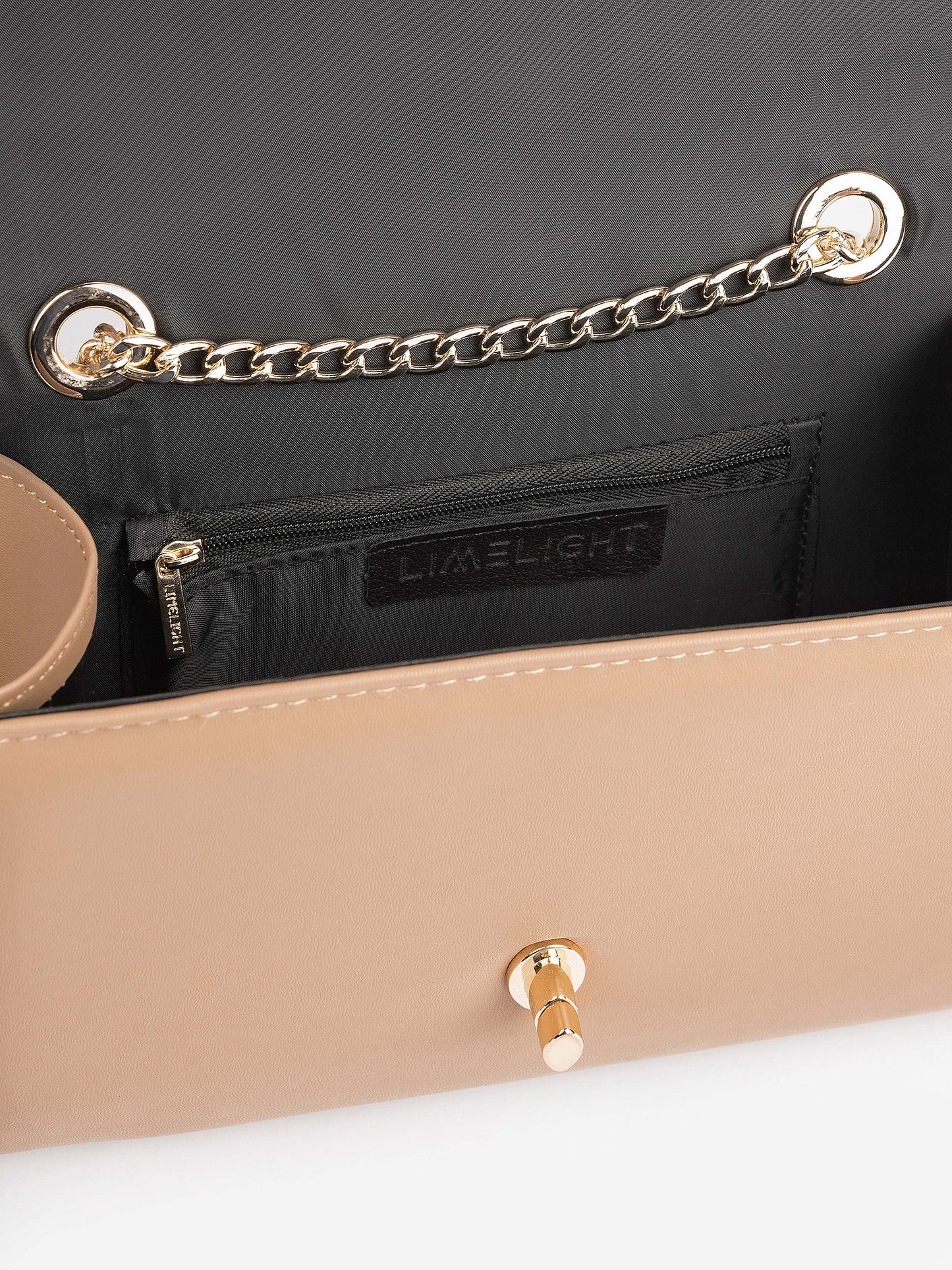 Two Toned Striped Clutch