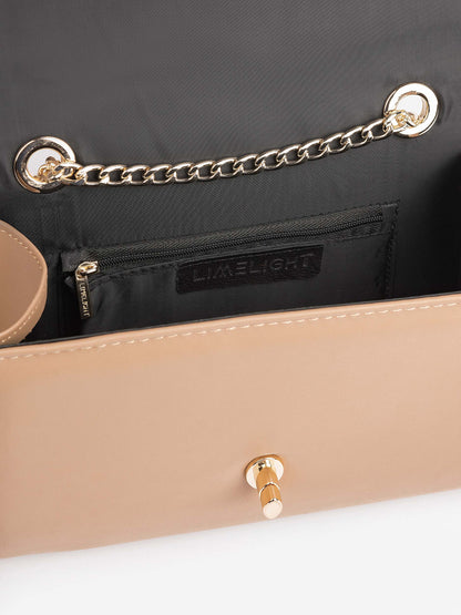 Two Toned Striped Clutch