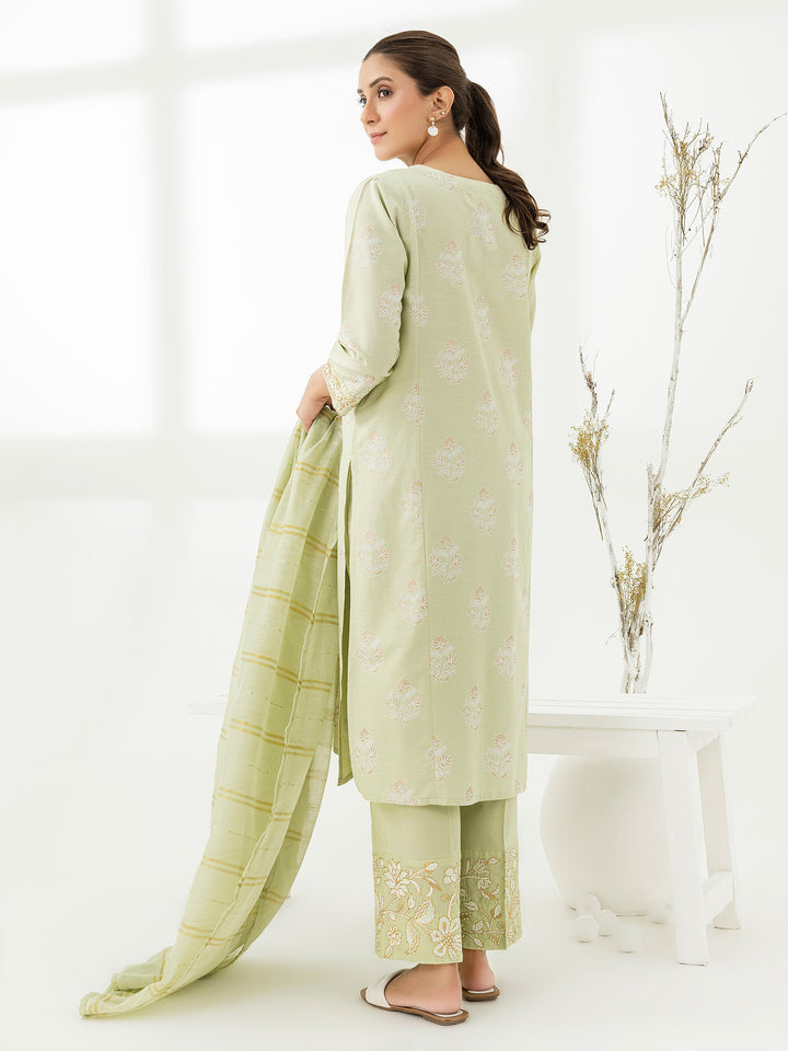 3 Piece Stitched Embroidery Suit - Ready To Wear